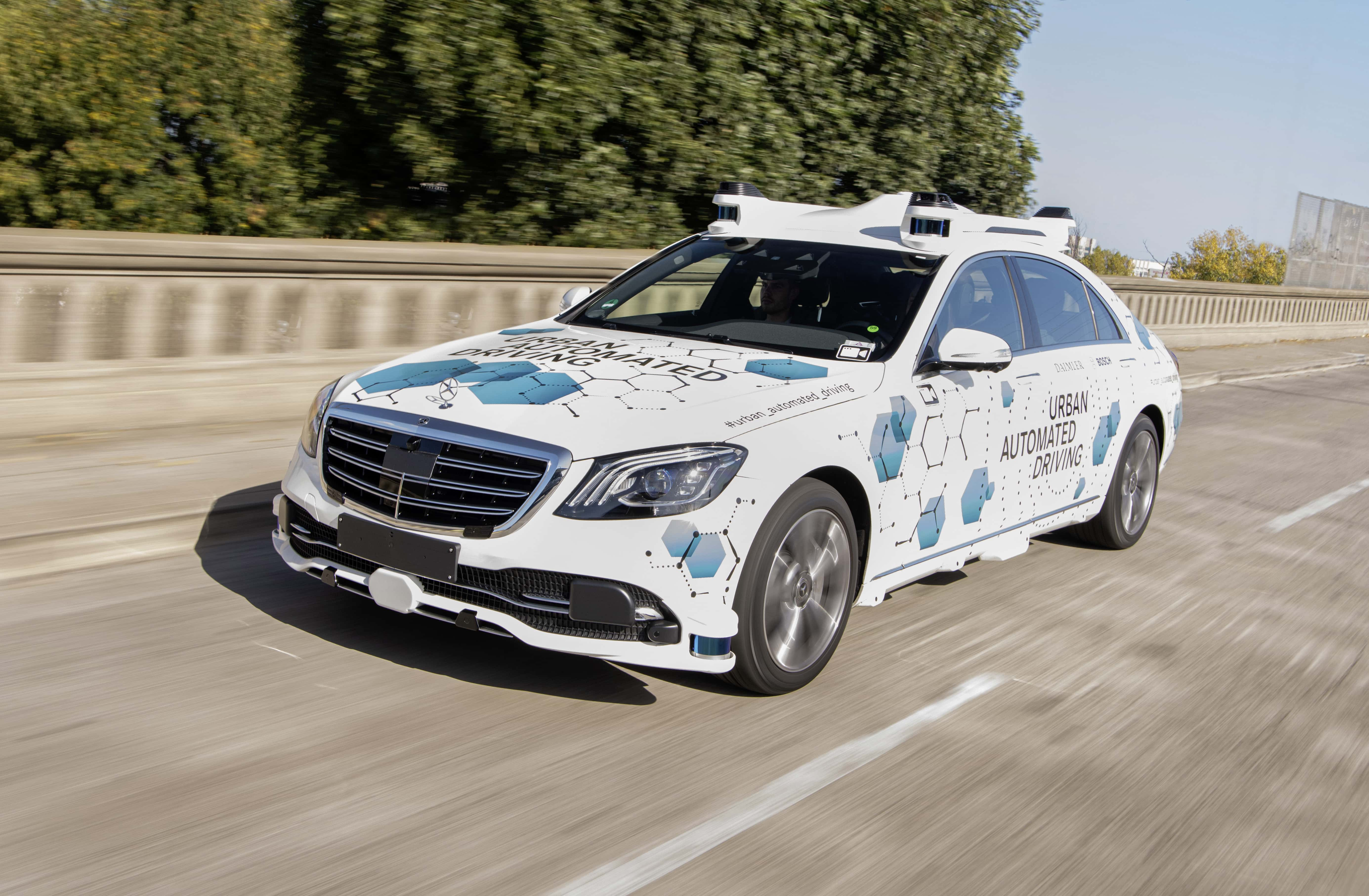 "Mercedes-Benz S-Class automated vehicle Ride-hailing service"